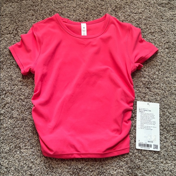 Lululemon All It Takes Tee *Nulu size 2 NWT - Picture 1 of 4